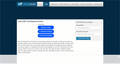 Desktop Screenshot of ebtcardbalance.com